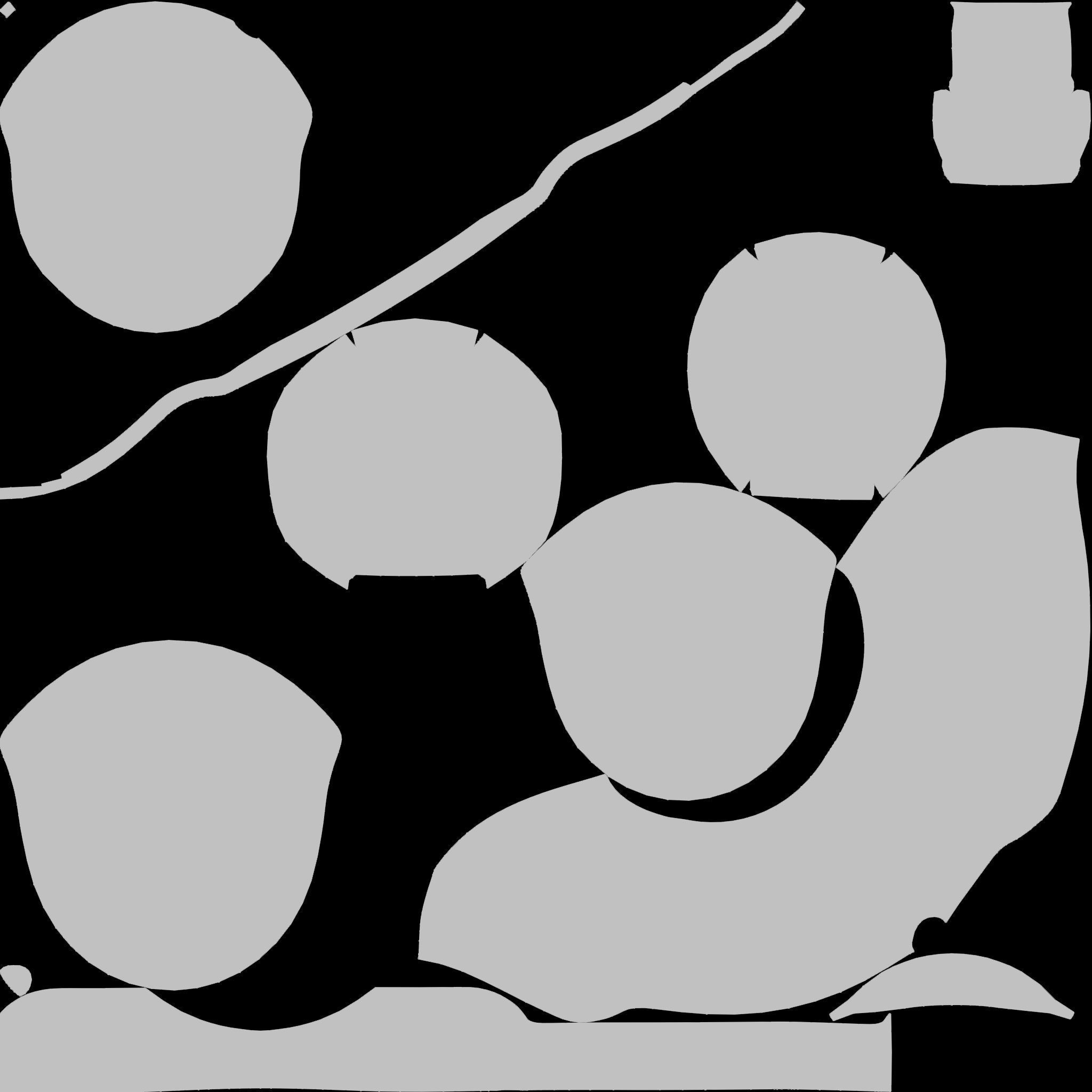 Egg Chair Low-poly 3D model_11