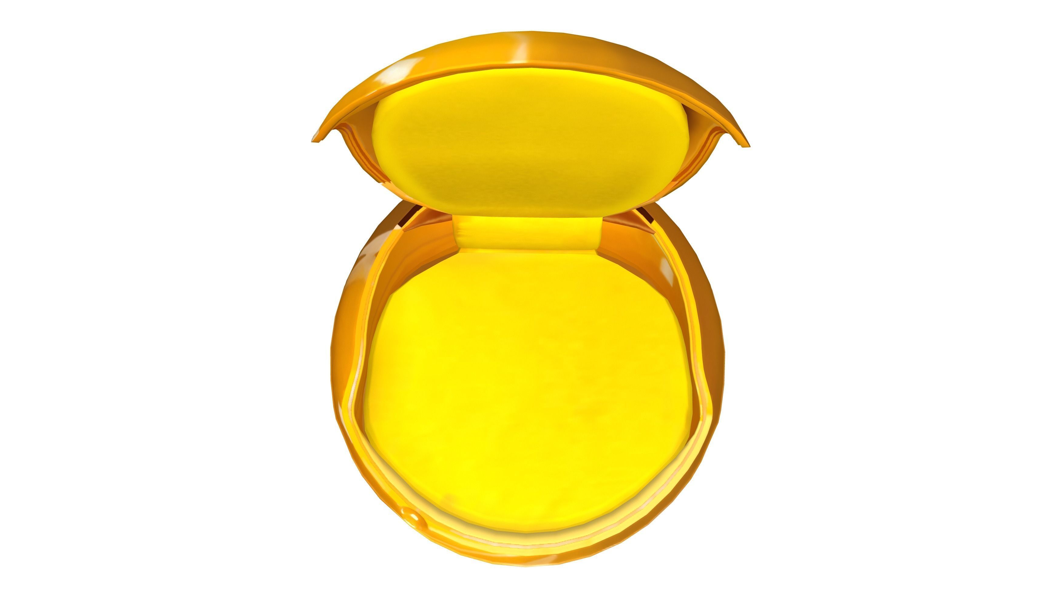 Egg Chair Low-poly 3D model_5