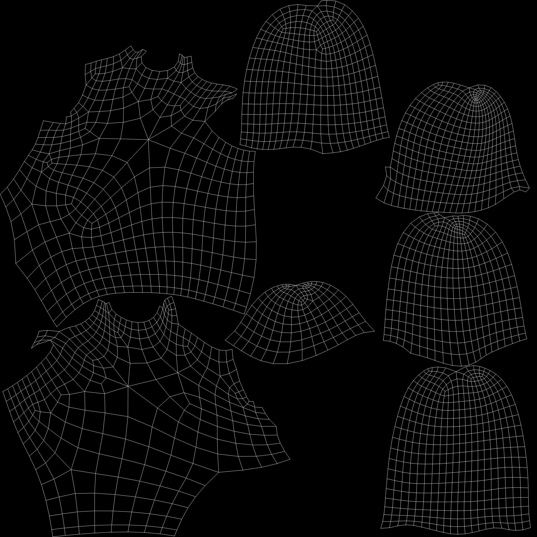 Squid Game Red Guard Outfit Low-poly 3D model_15