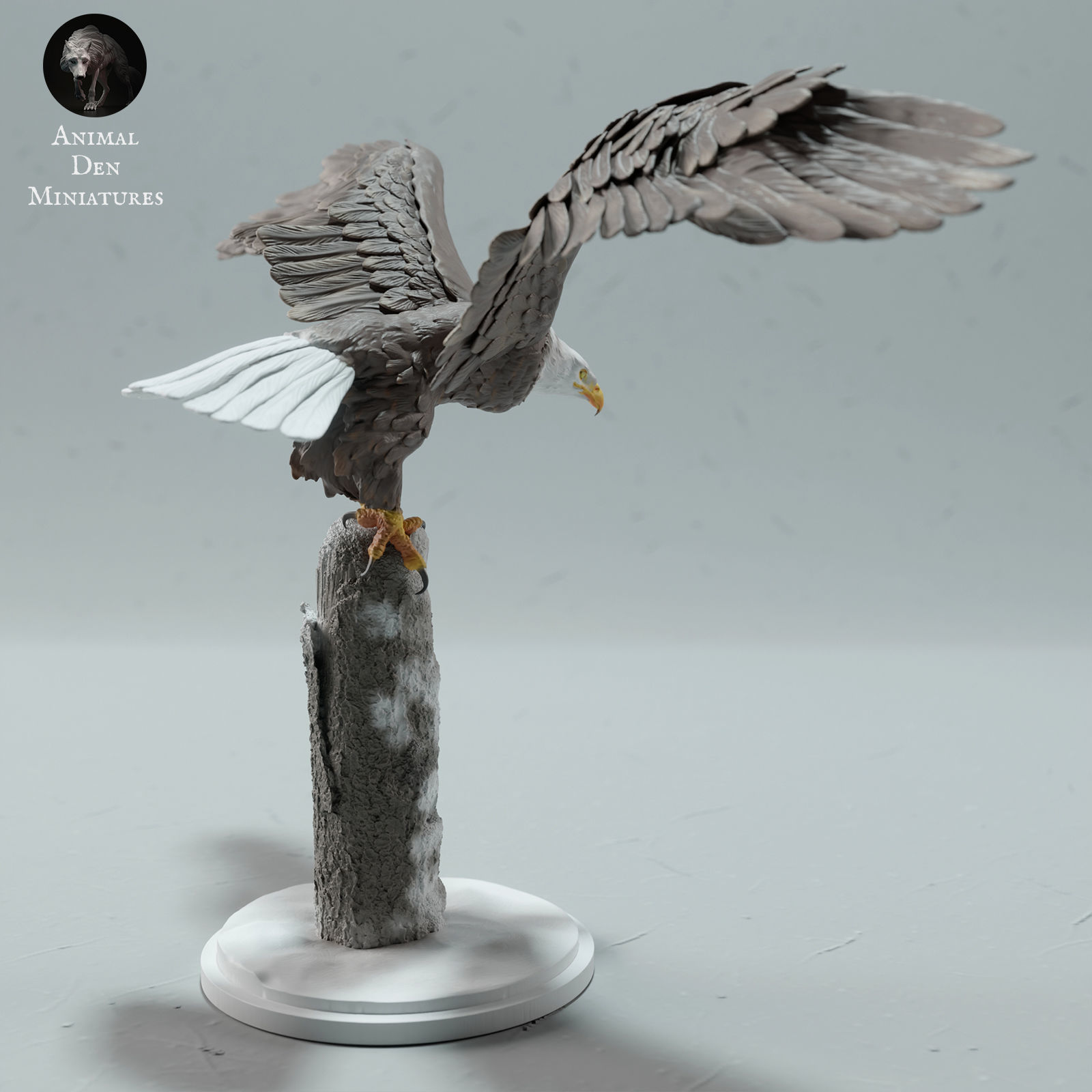 Bald Eagle 3D print model_1