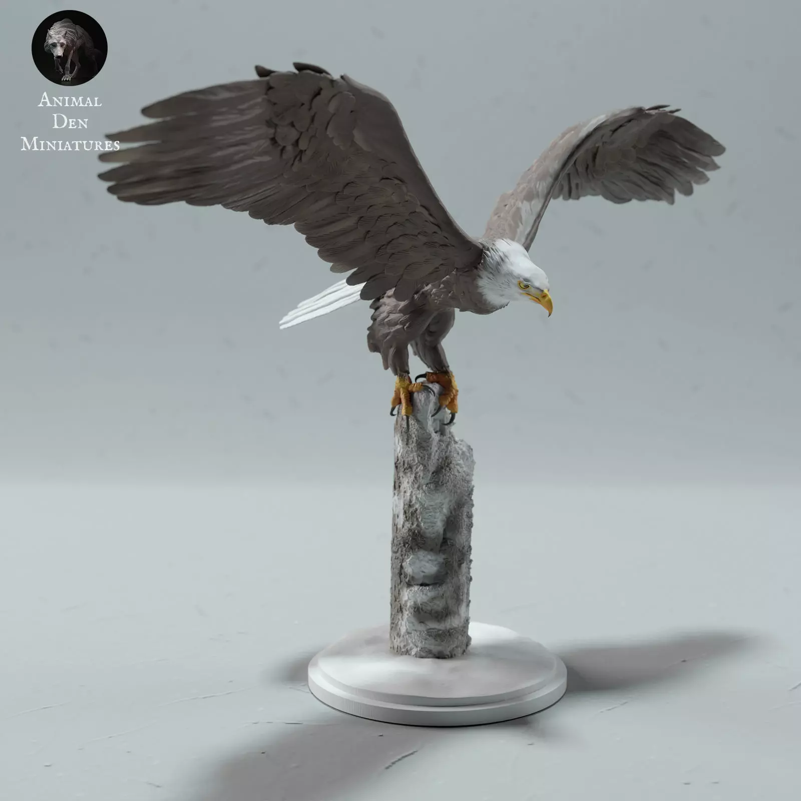 Bald Eagle 3D print model_0