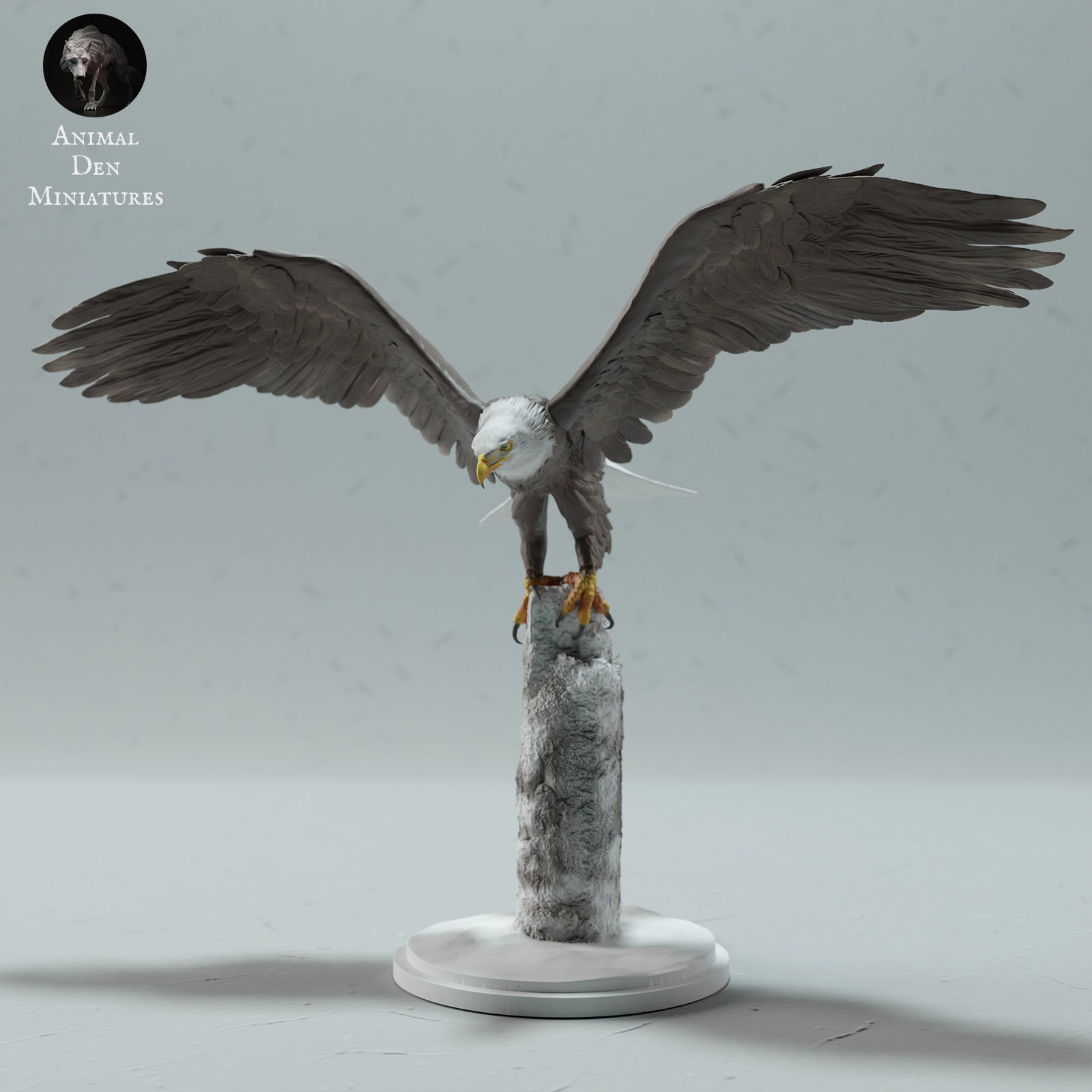 Bald Eagle 3D print model_3