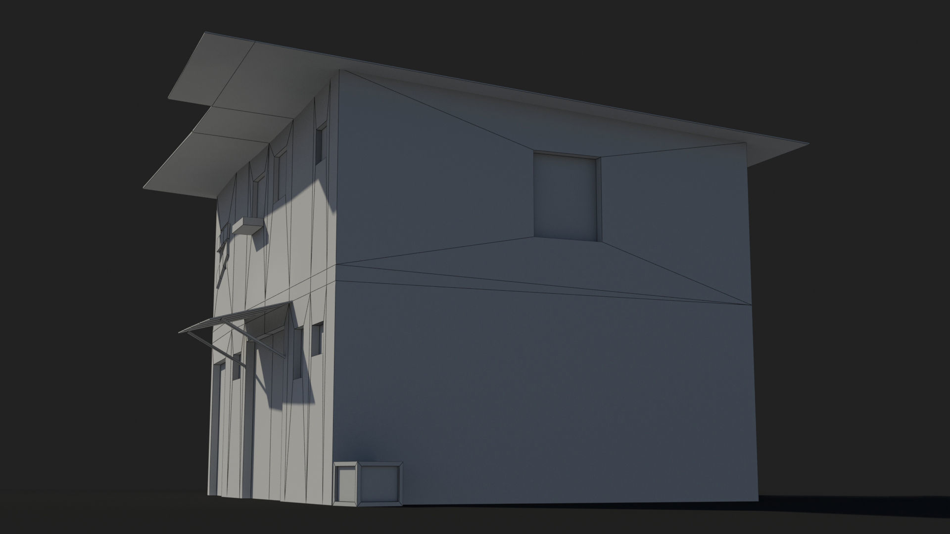 Slum x6 Low-poly 3D model_9