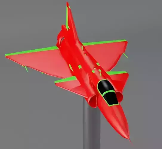 SAAB 37 Viggen 3D print model