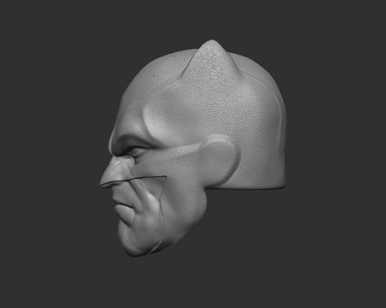Flashpoint Batman - Headsculpt for Action Figures 3D print model 3D print model_1