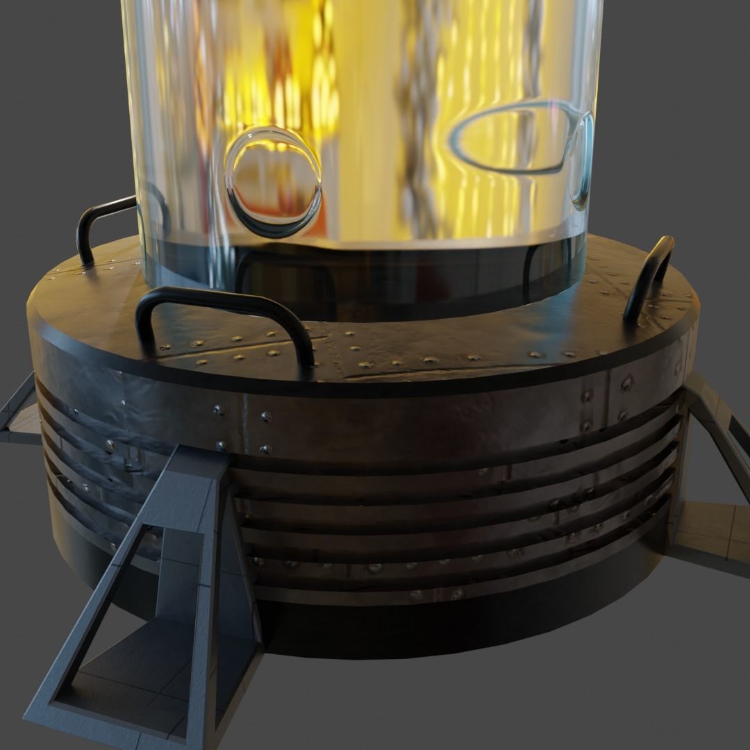 Alien Incubator 3D model_1