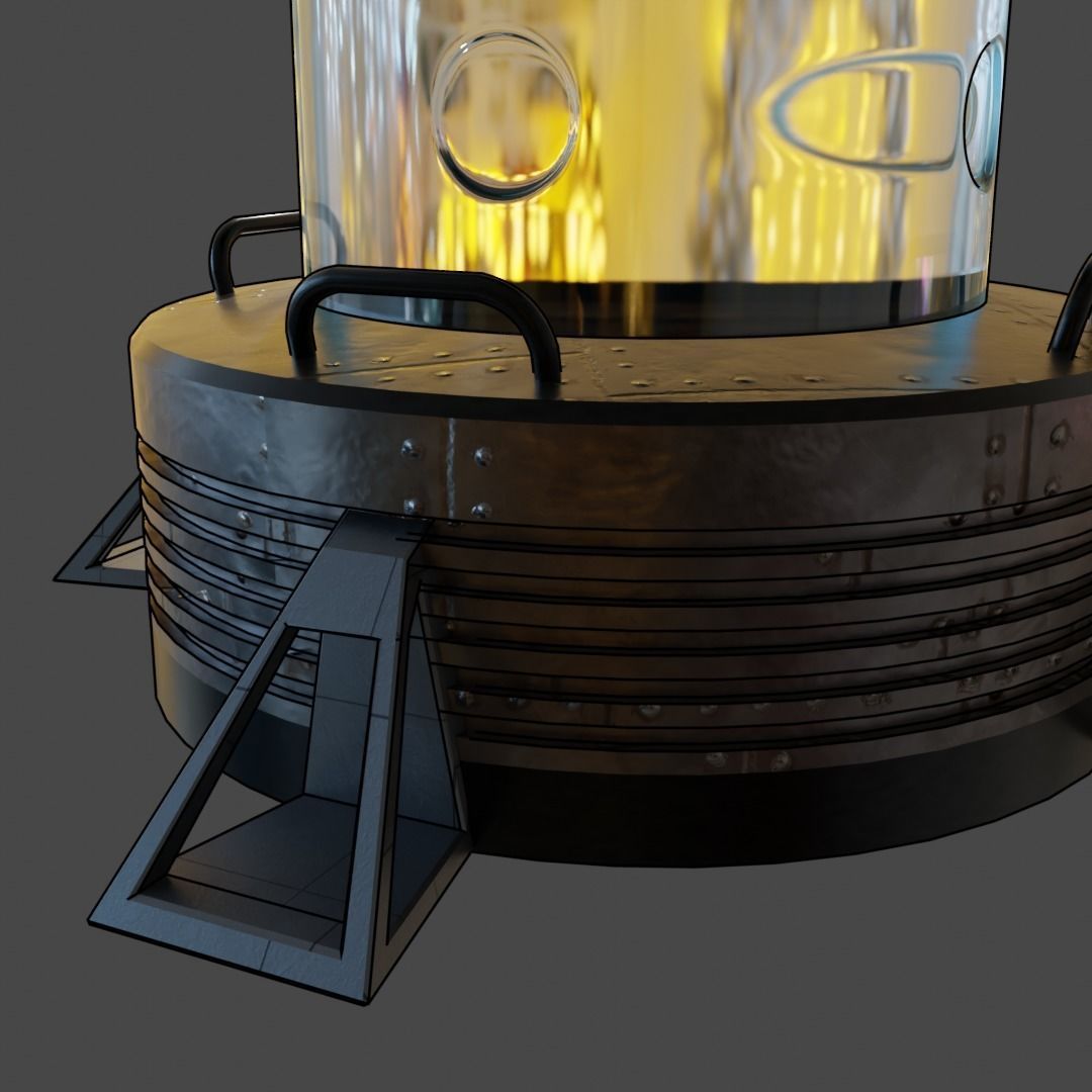 Alien Incubator 3D model_5