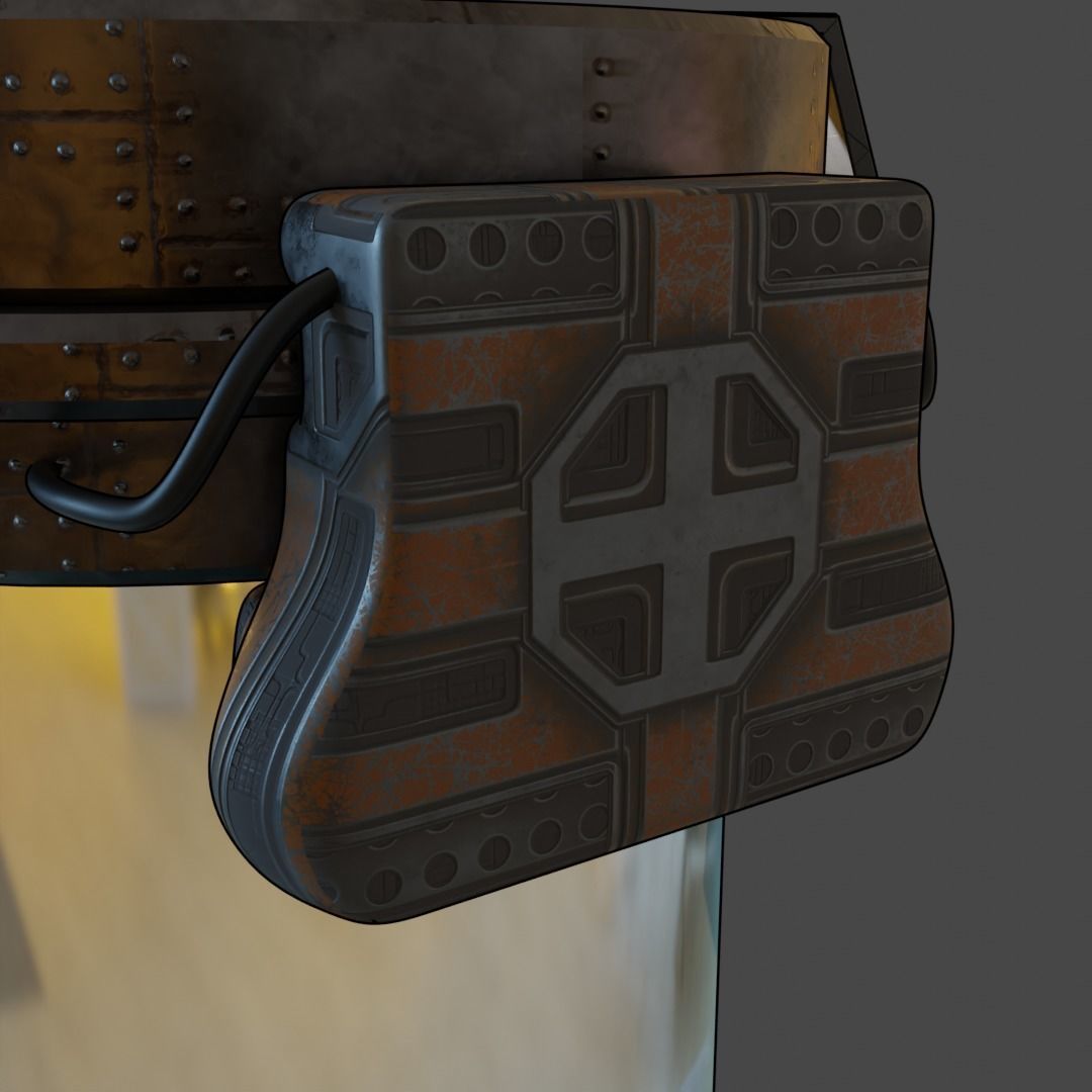 Alien Incubator 3D model_4