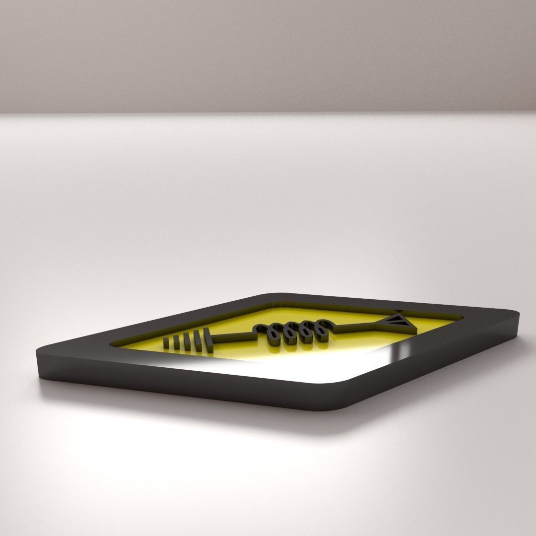 Ham Radio Logo 3D model_2