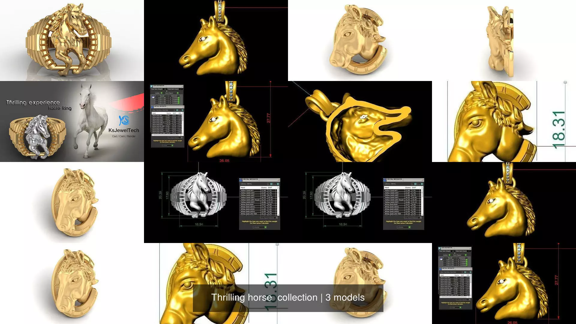 Thrilling horse  collection _0