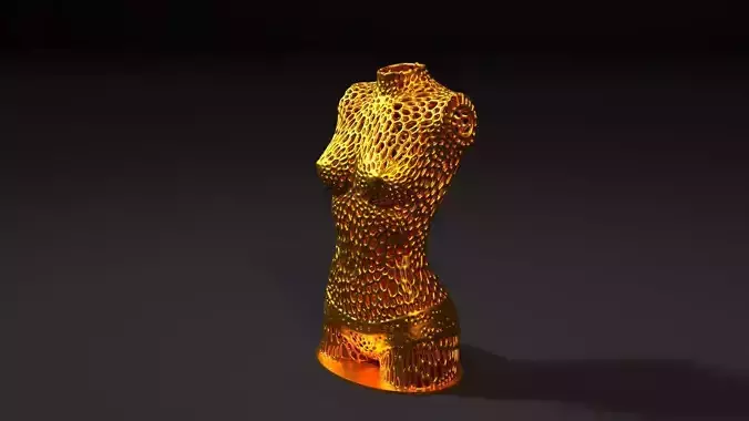 Woman Torso  3D print model