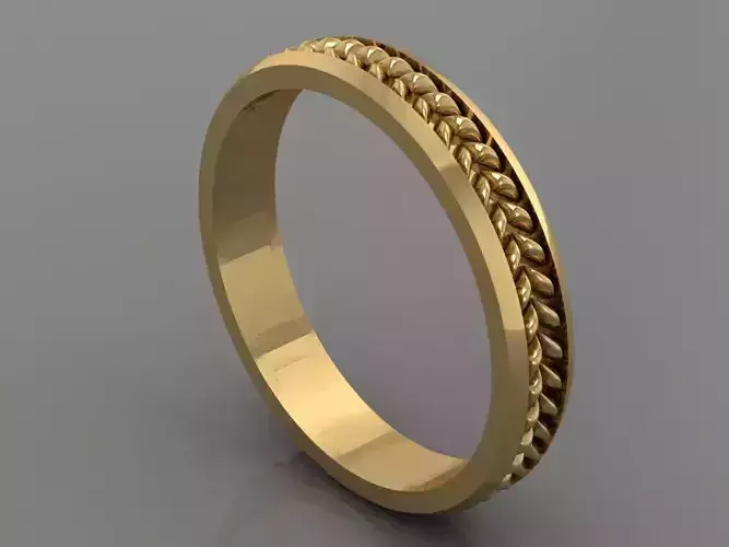 Ring 3D Print 3D print model 3D model braided wedding