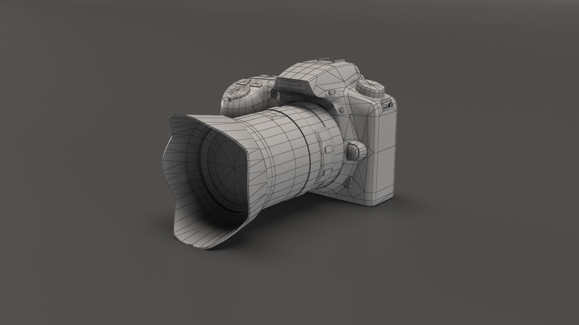 Canon Camera EOS Mark 3D model Free 3D model_1