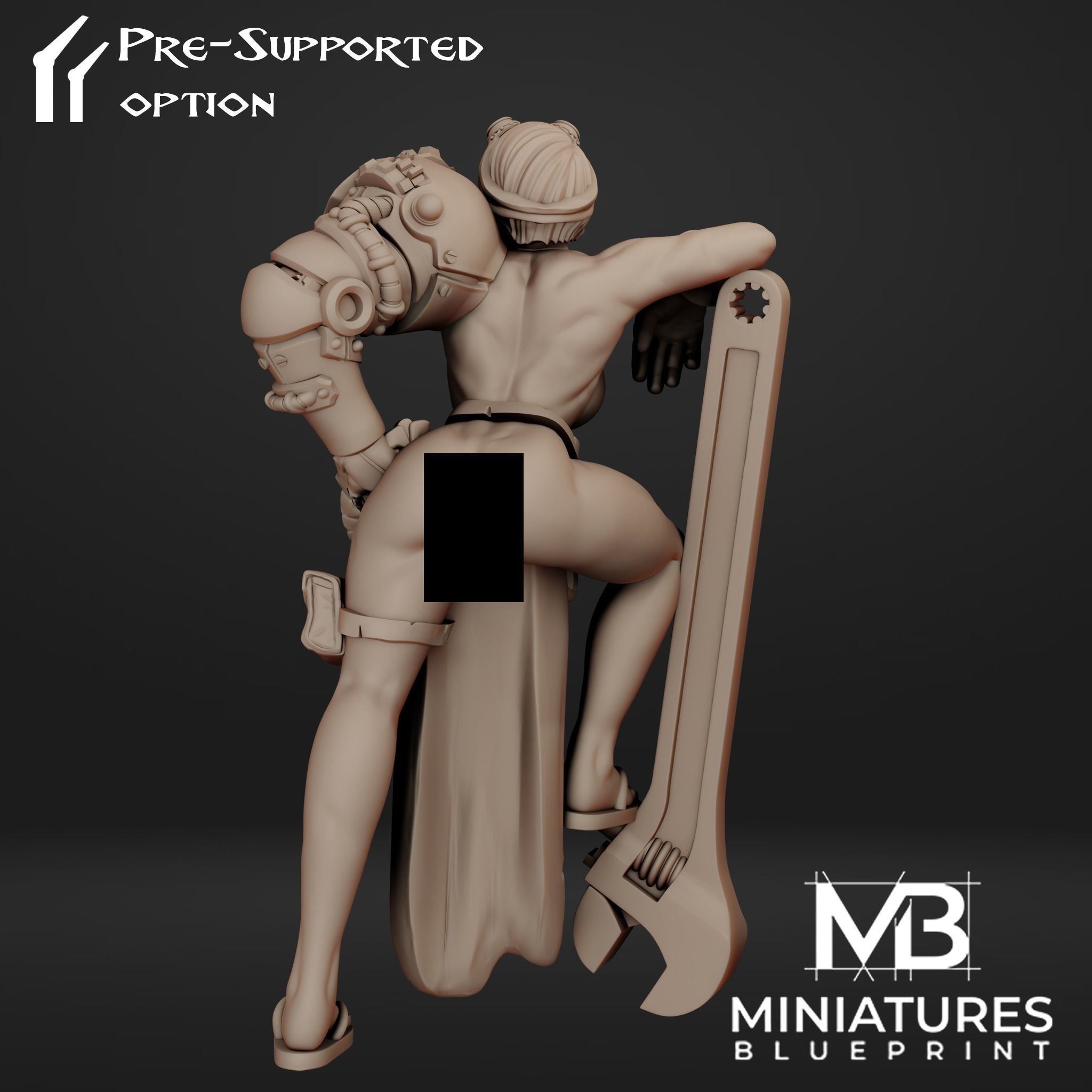 Maggie Mechanic - NSFW 3D print model_1