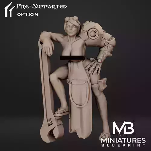Maggie Mechanic - NSFW 3D print model