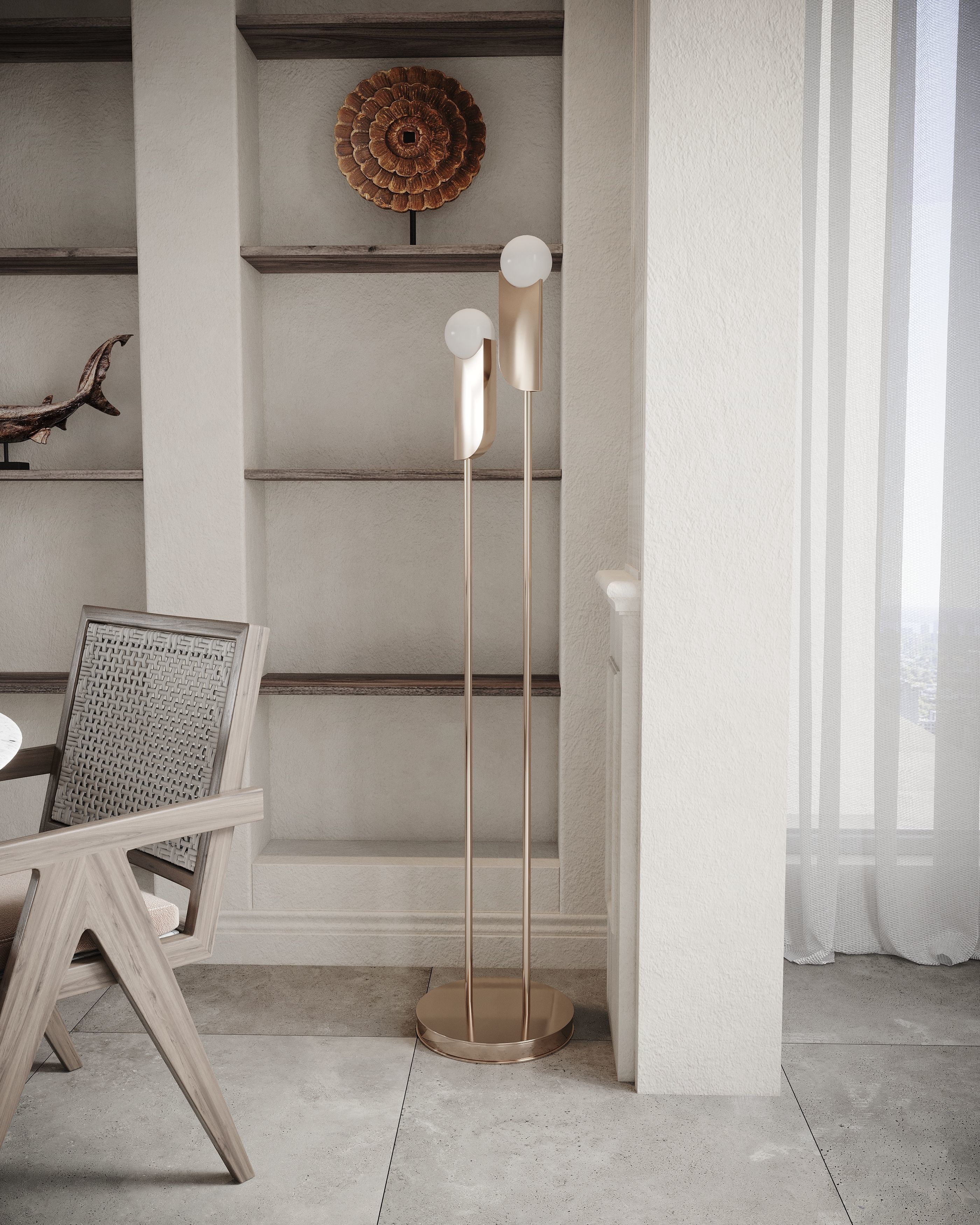 Corona Render Interior Scene Rustic Apartment  3D model_17