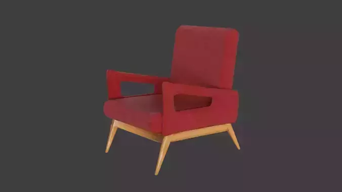 Jean Royere style lounge chairs France 1950