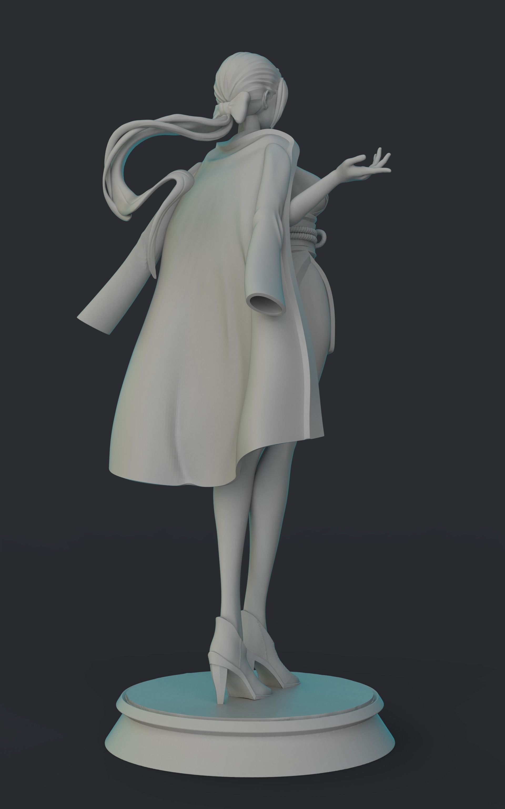 Nico robin for 3Dprint model 3D print model_4