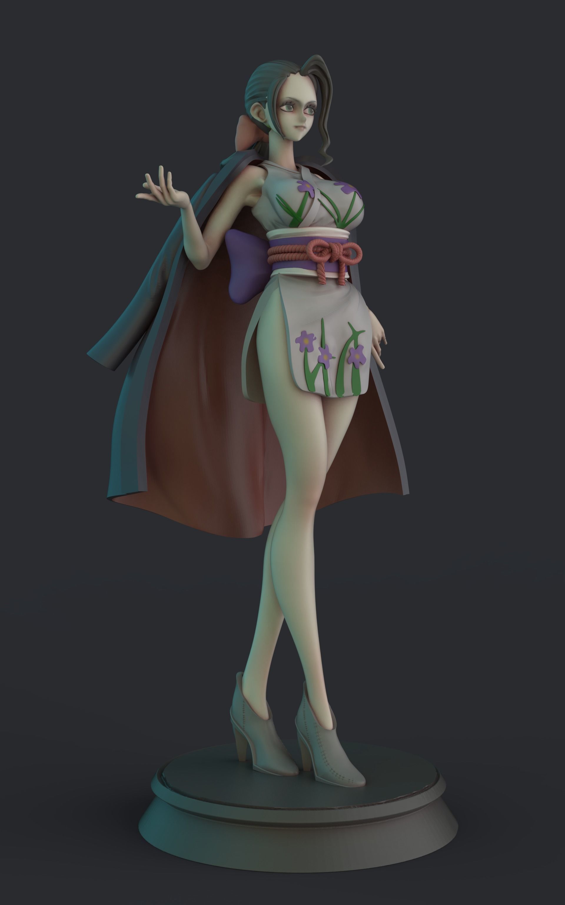 Nico robin for 3Dprint model 3D print model_2