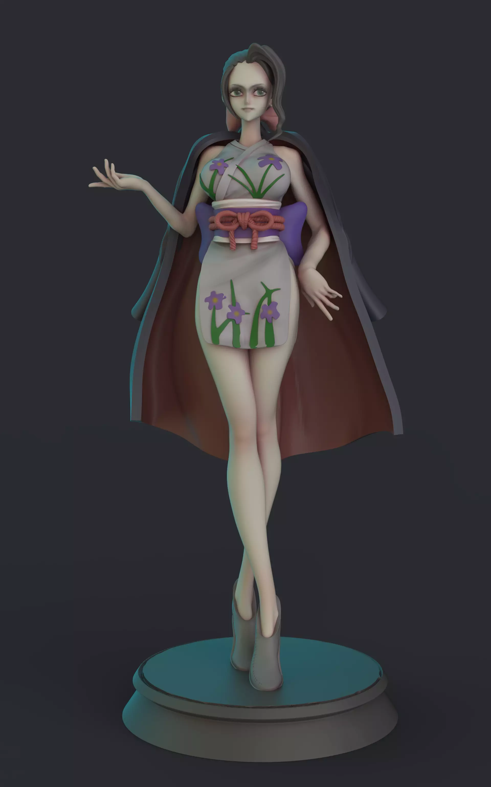 Nico robin for 3Dprint model 3D print model_0