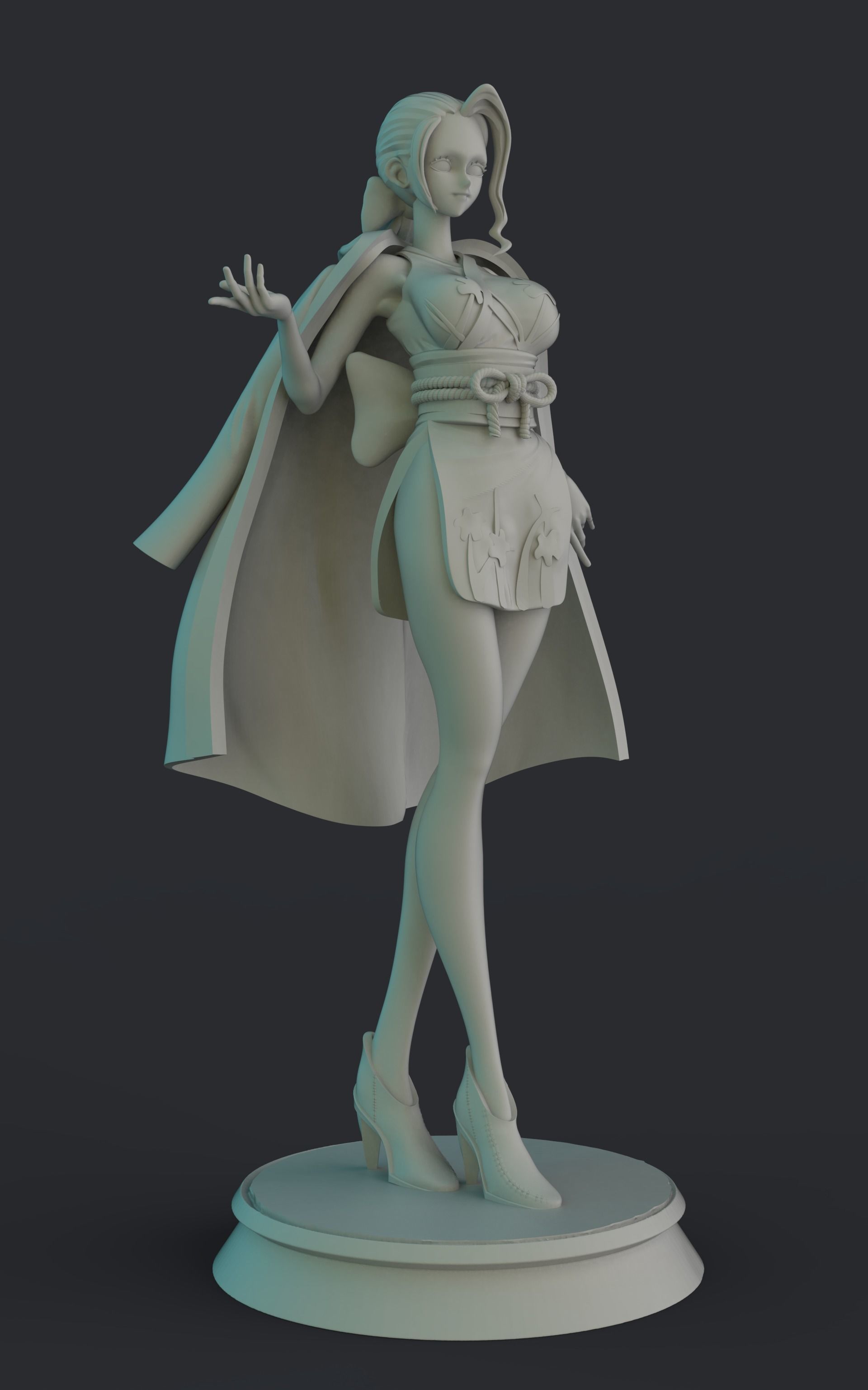 Nico robin for 3Dprint model 3D print model_6
