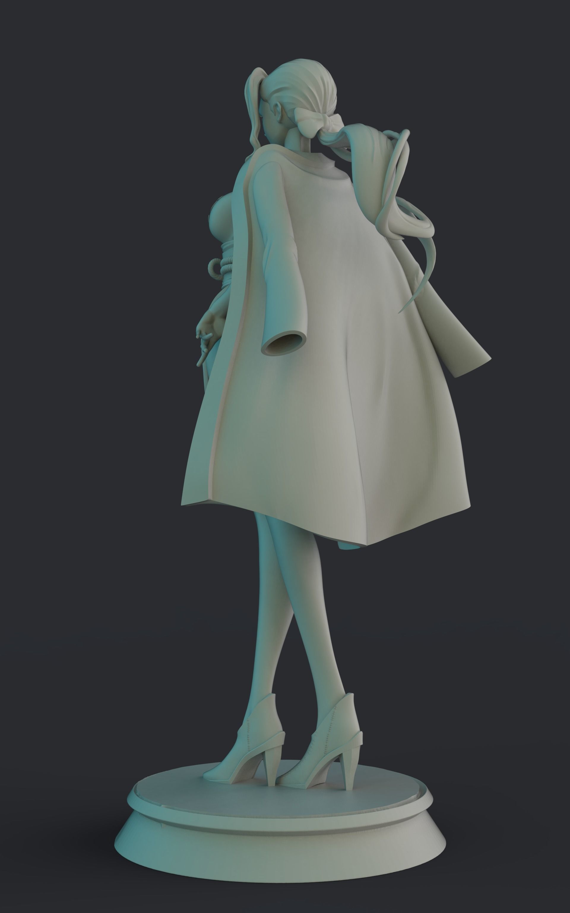 Nico robin for 3Dprint model 3D print model_5