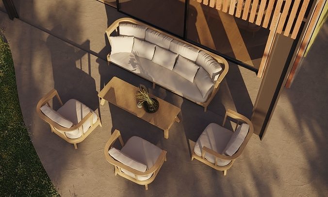Exterior Archviz 3Ds Max Model Corona 9  3D model 4