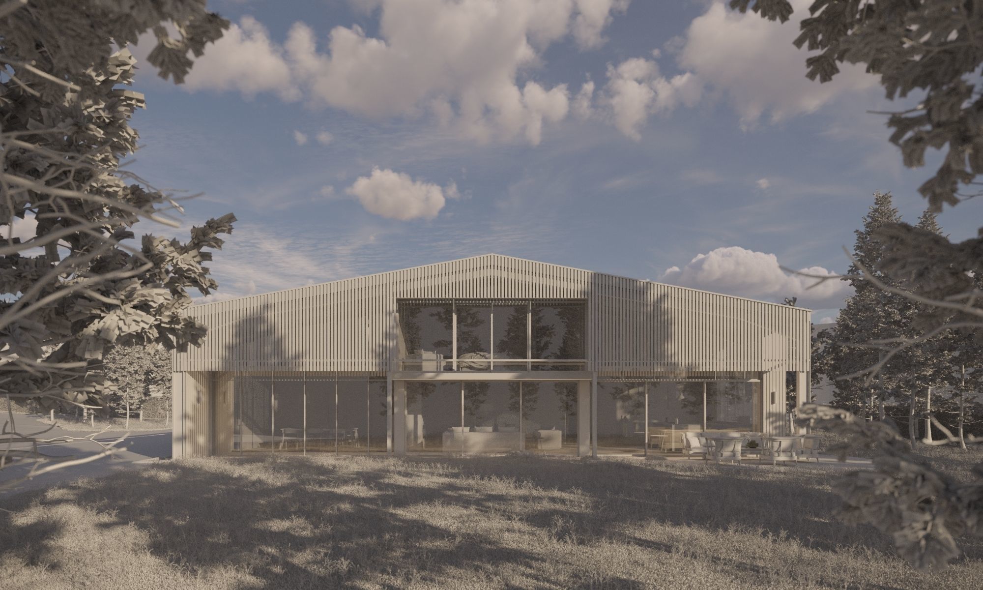 Exterior Archviz 3Ds Max Model Corona 9 3D model_2