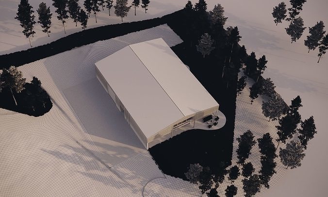 Exterior Archviz 3Ds Max Model Corona 9  3D model 5