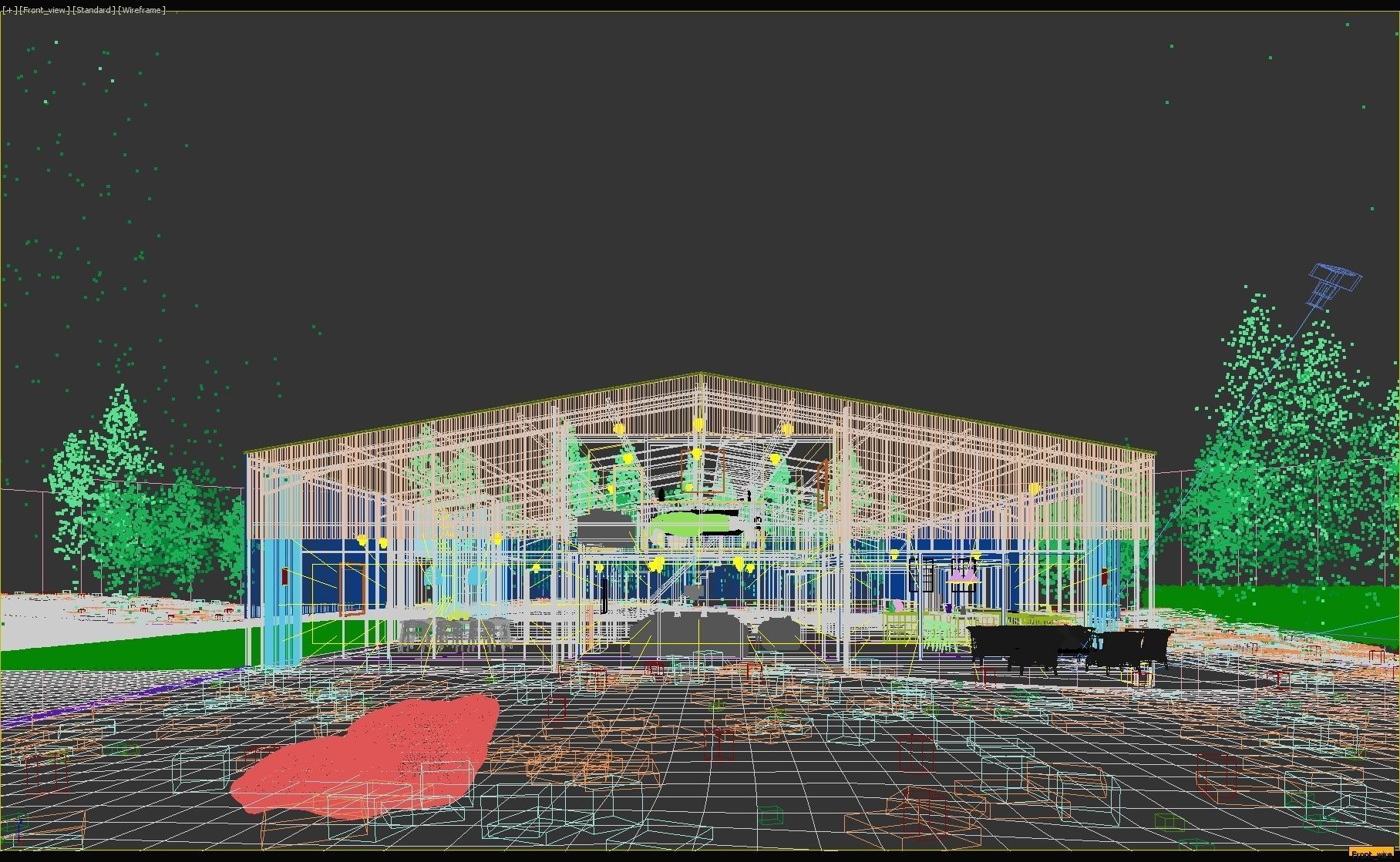 Exterior Archviz 3Ds Max Model Corona 9 3D model_5