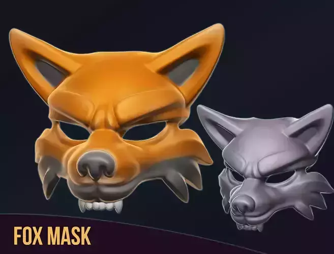 Fox Mask 3D print model
