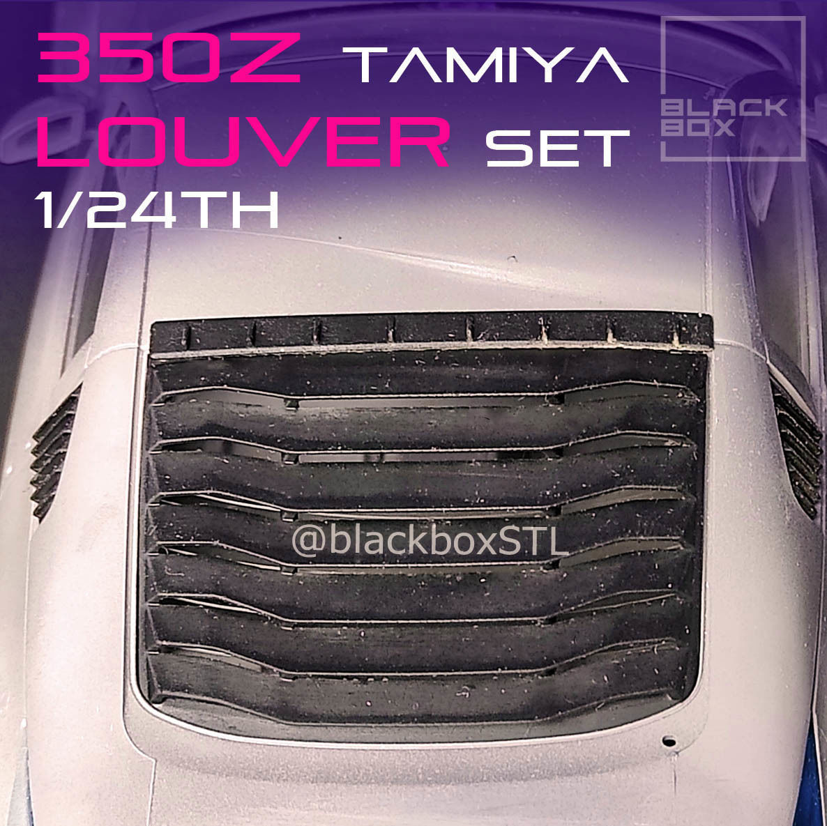 350Z LOUVER SET FOR TAMIYA 1-24 Modelkit 3D print model_1