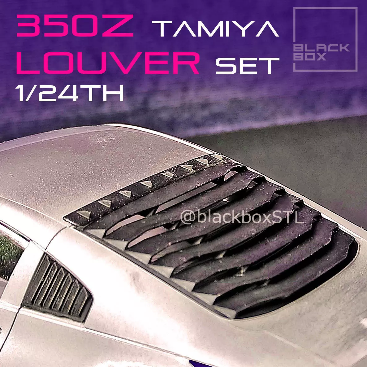 350Z LOUVER SET FOR TAMIYA 1-24 Modelkit 3D print model_0