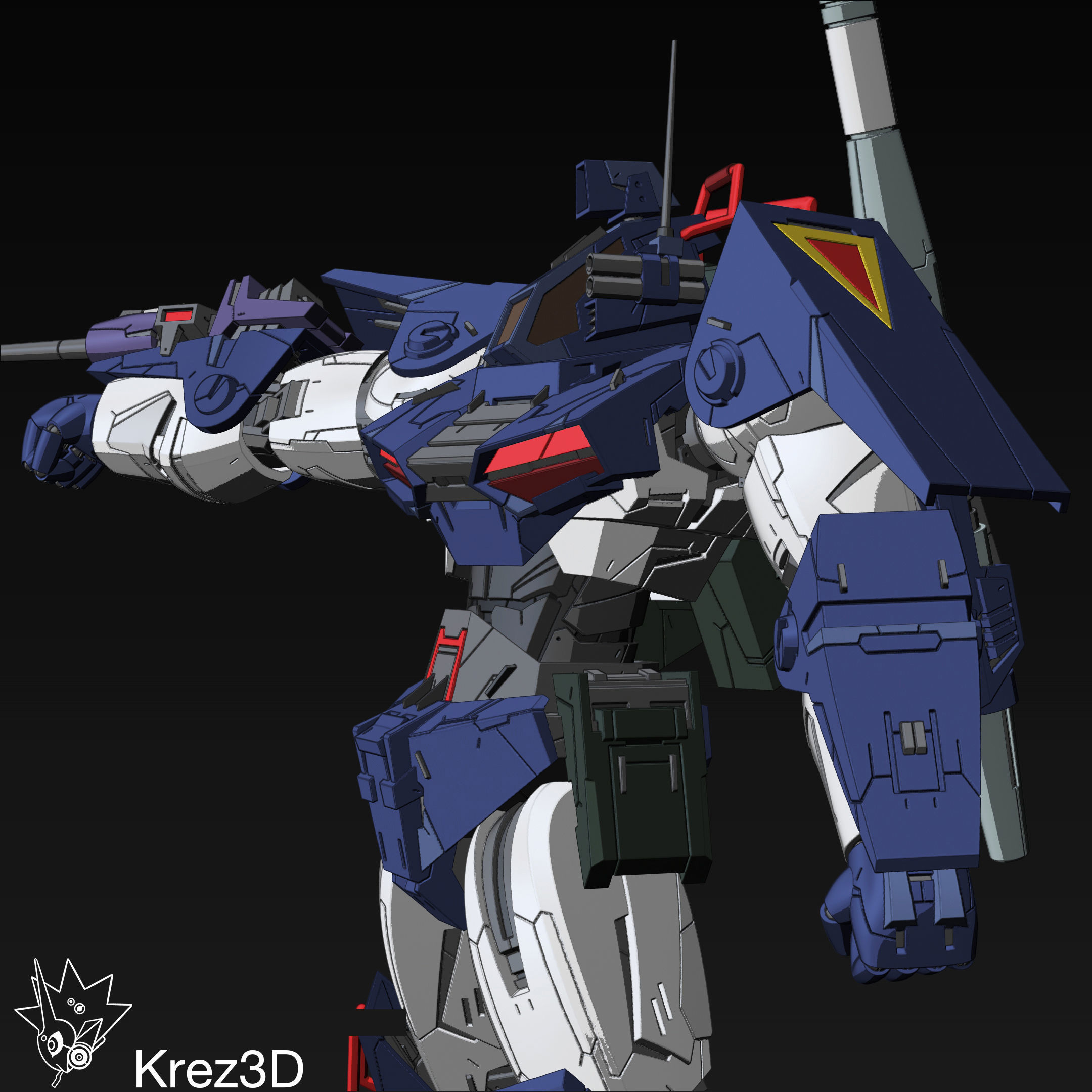 Dougram 3D print model_9