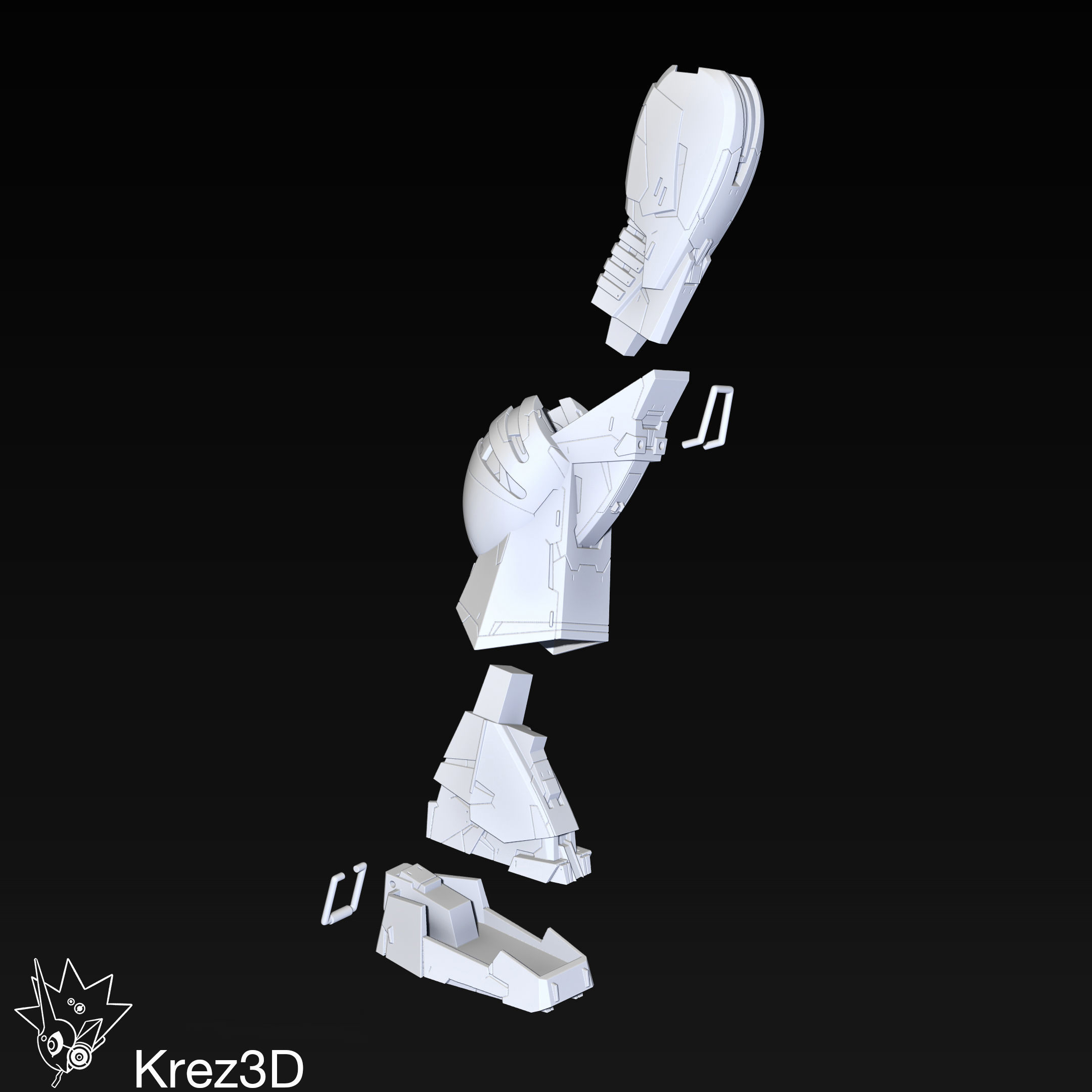 Dougram 3D print model_15