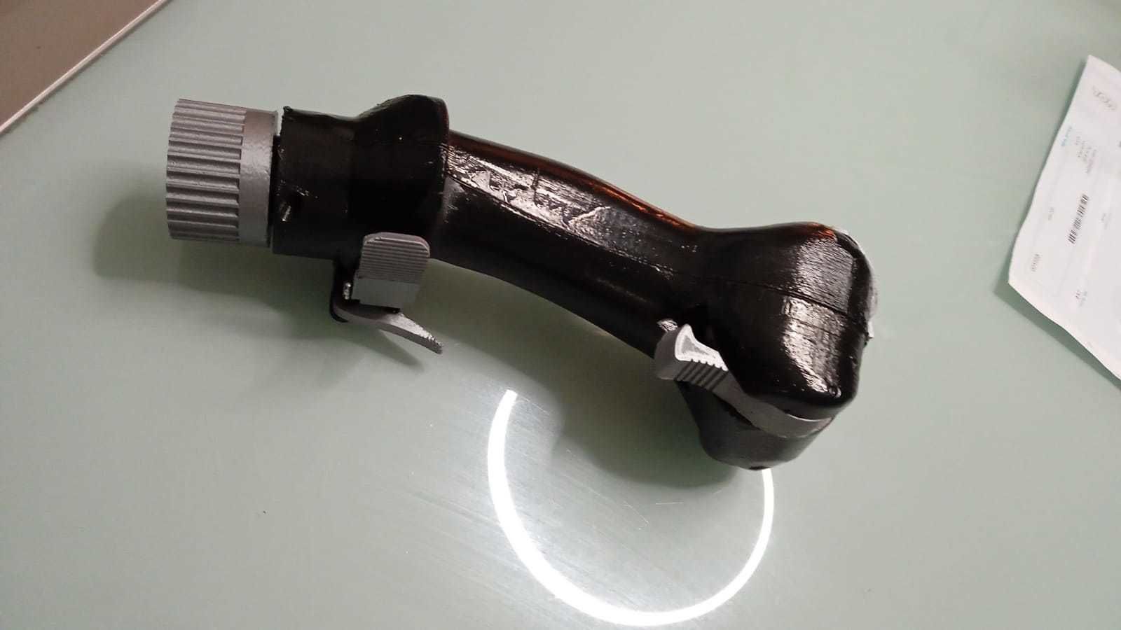 Mirage 2000 stick for simulation with all buttons and switches 3D print model_7