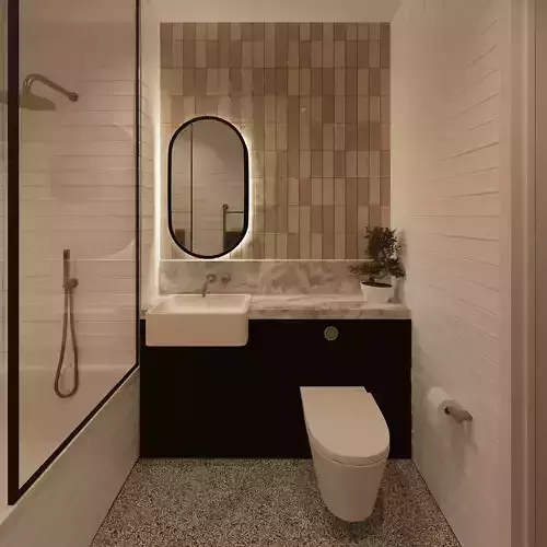 Modern Bathroom 3D model