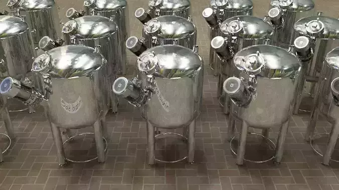 Mixer Tank Free 3D model