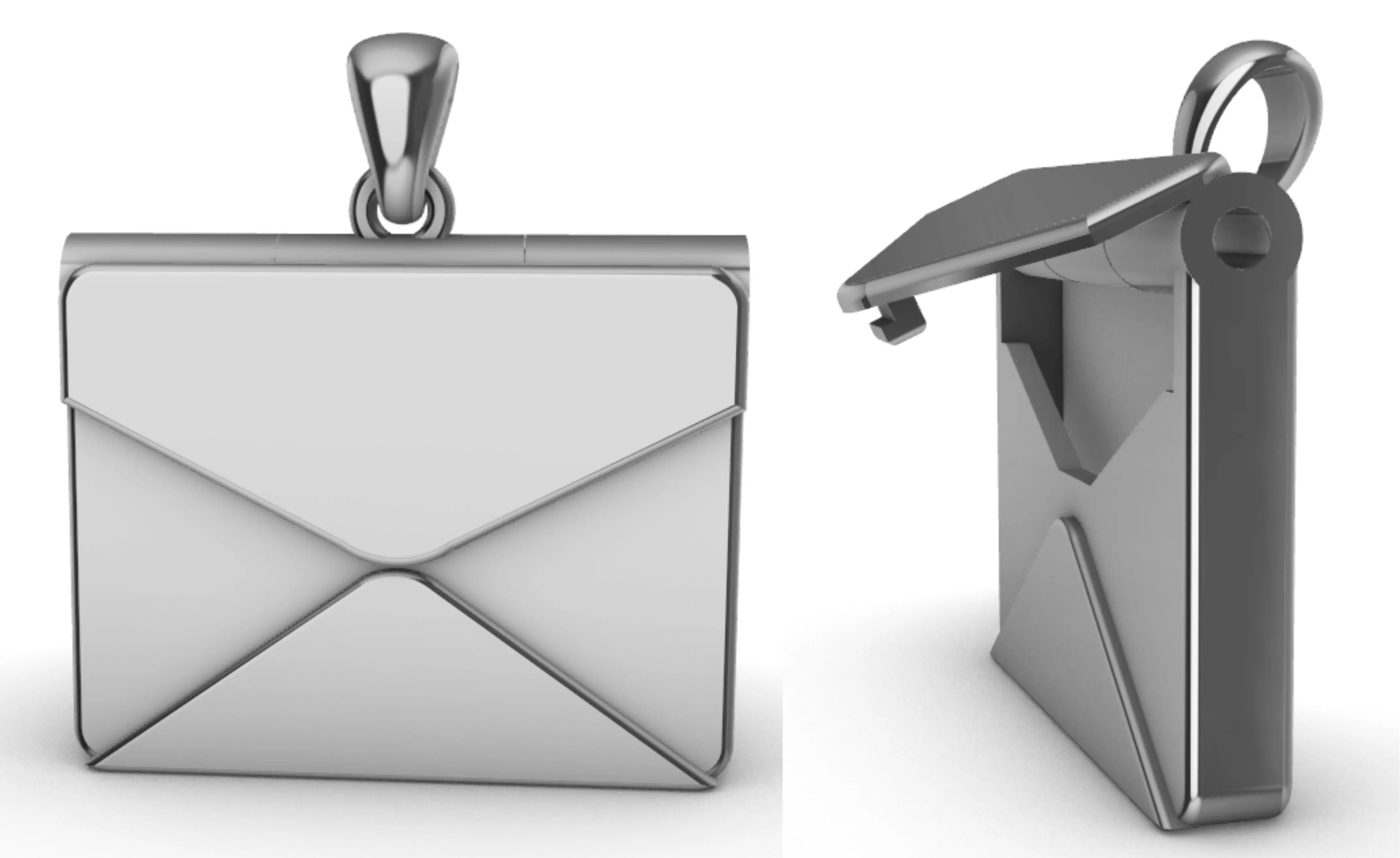 Letter Envelope Photo holder Pendant 3D print model