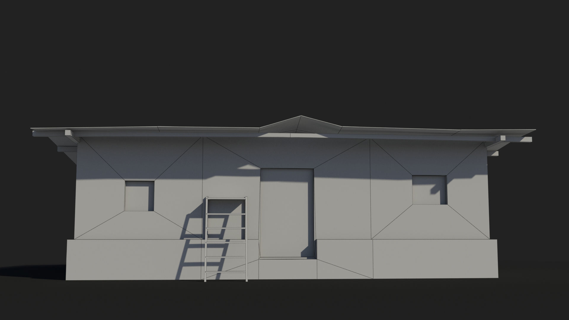 Slum x19 Low-poly 3D model_6