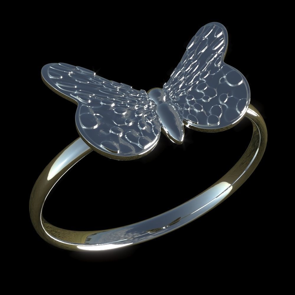Butterfly Jewelry 3D print model_4