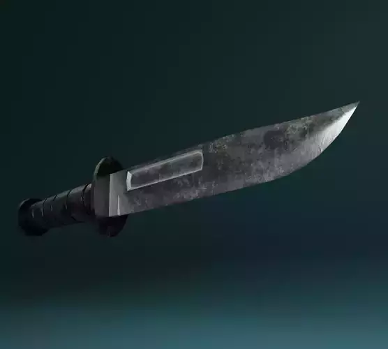 Knife Low-poly - game ready - pbr