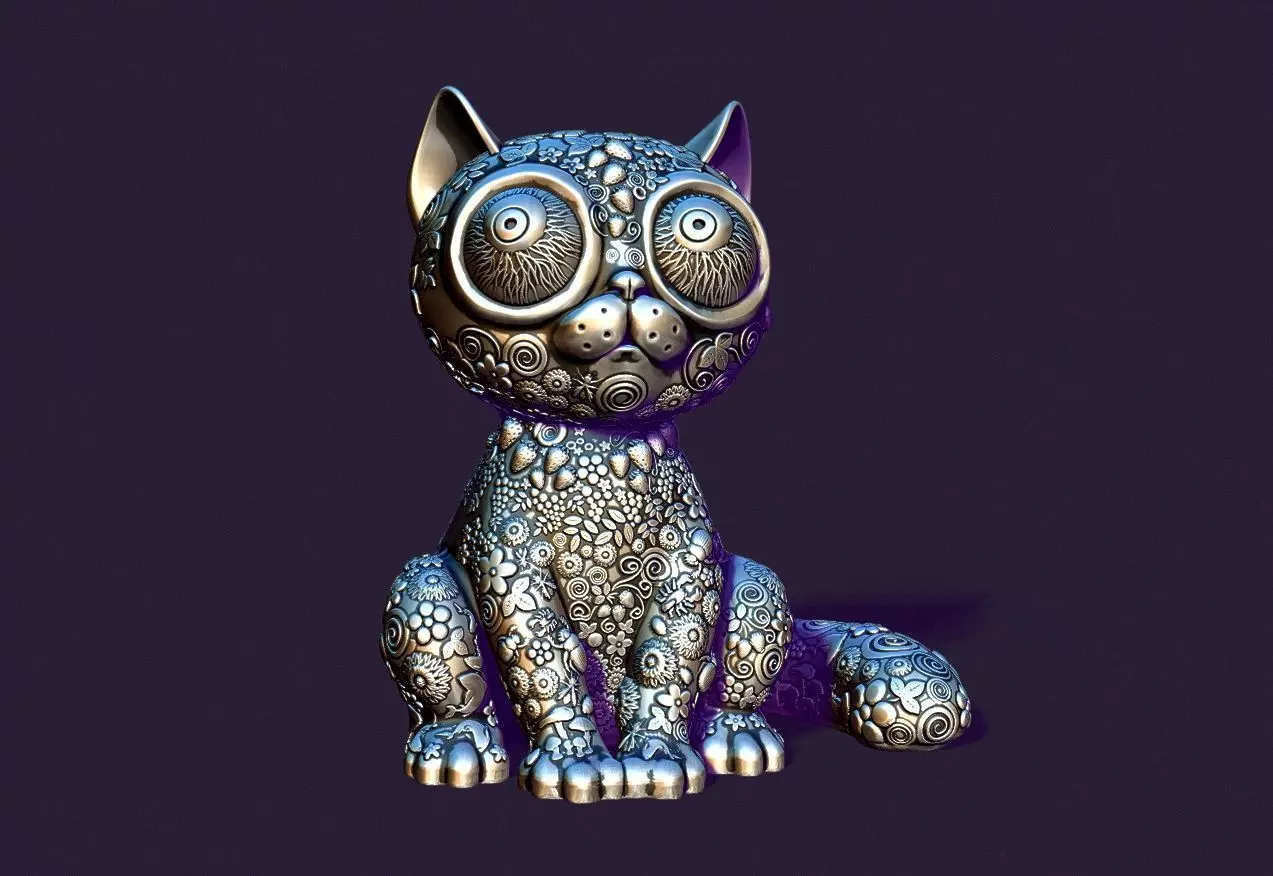 strawberry cat 3D print model