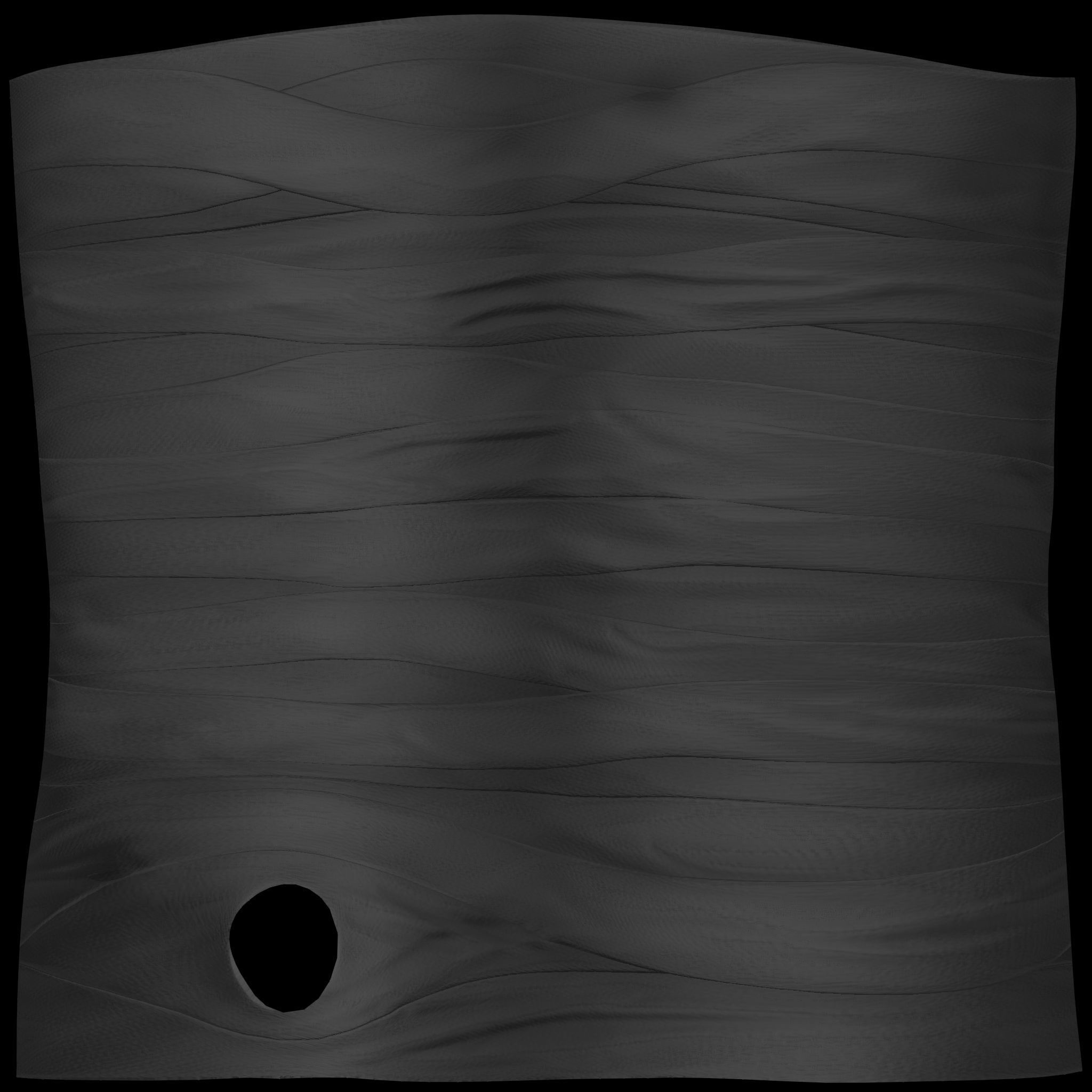 Bow Hunter Hand and Arm Wrap Gloves Low-poly 3D model_11