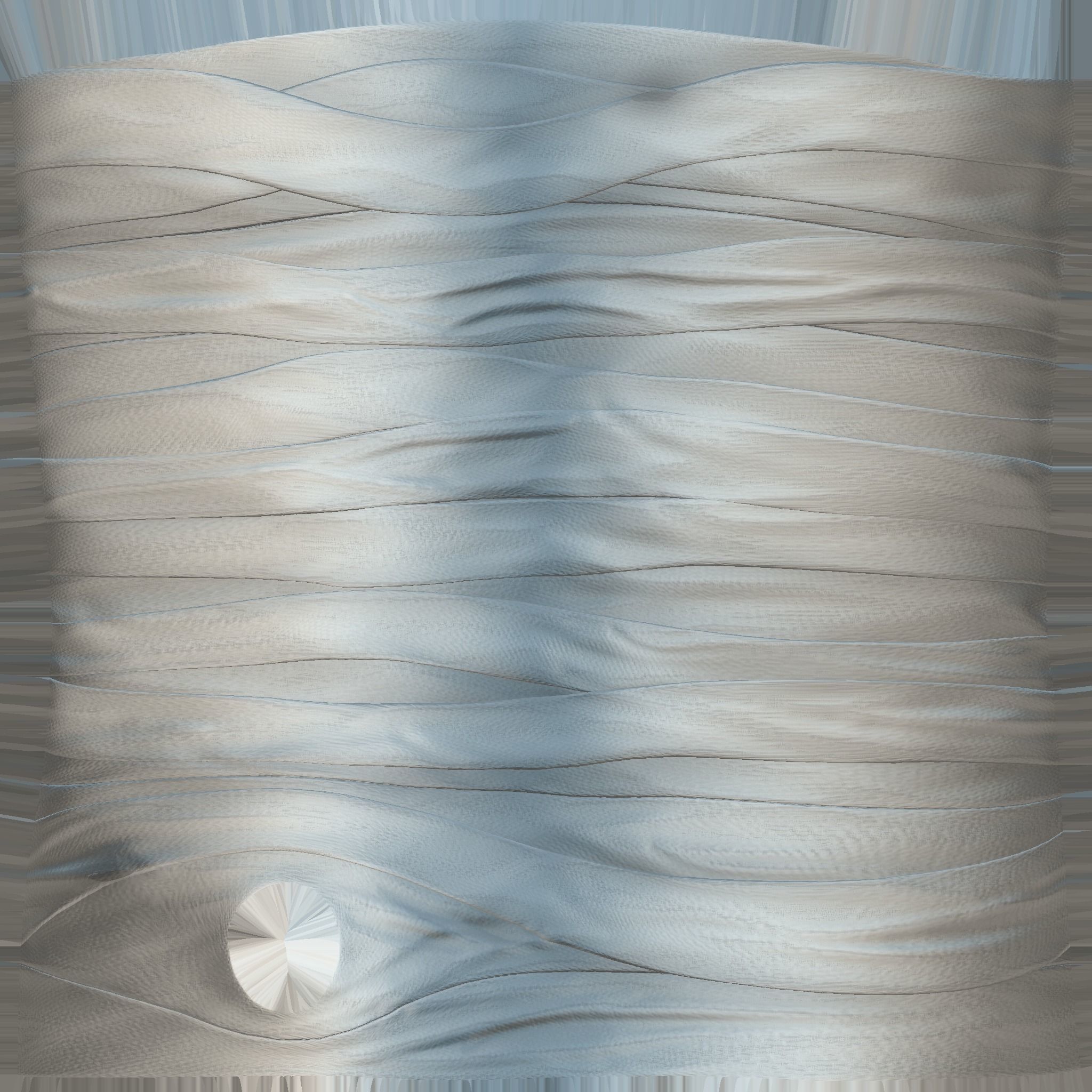 Bow Hunter Hand and Arm Wrap Gloves Low-poly 3D model_9