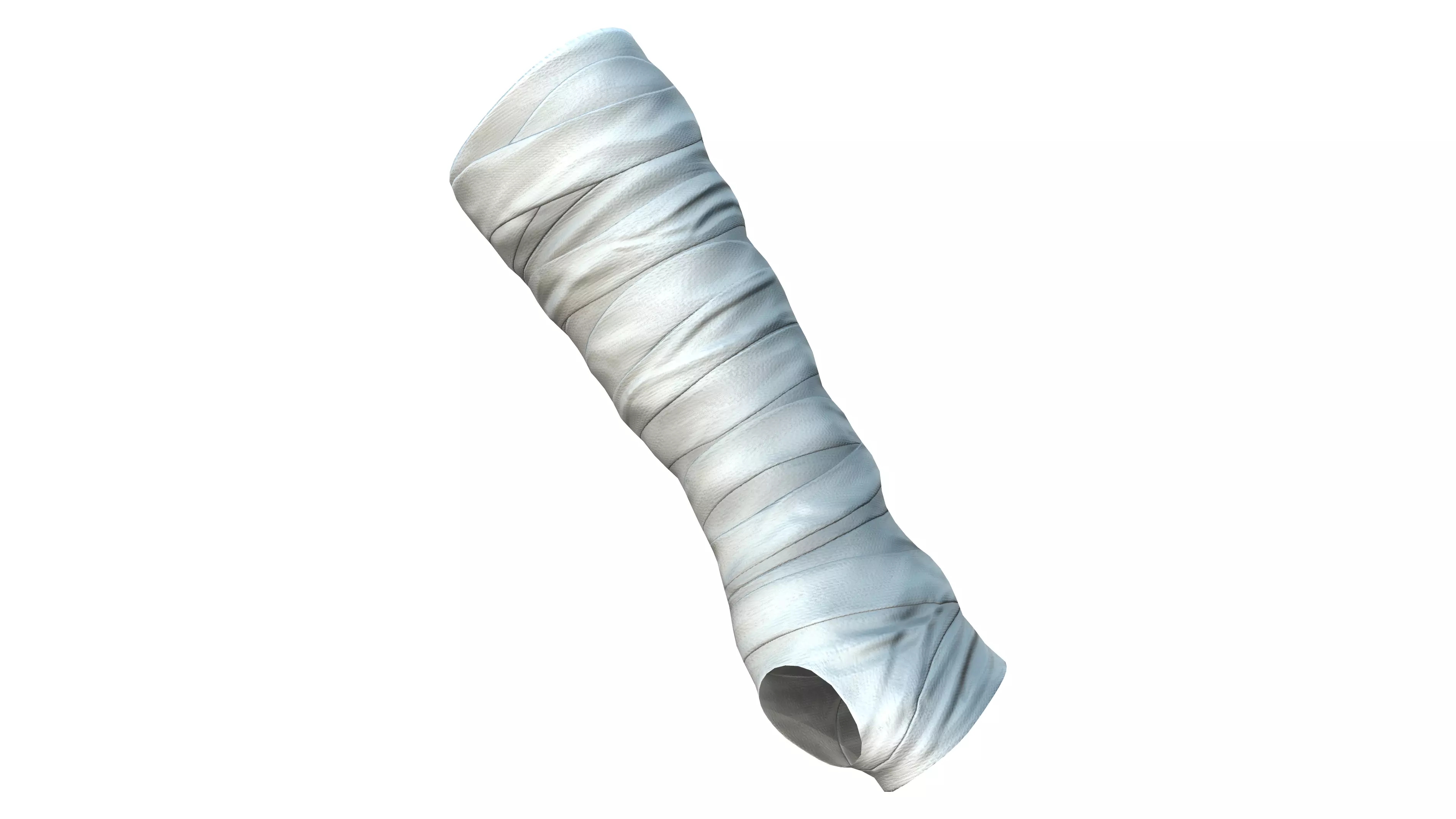 Bow Hunter Hand and Arm Wrap Gloves Low-poly 3D model_0