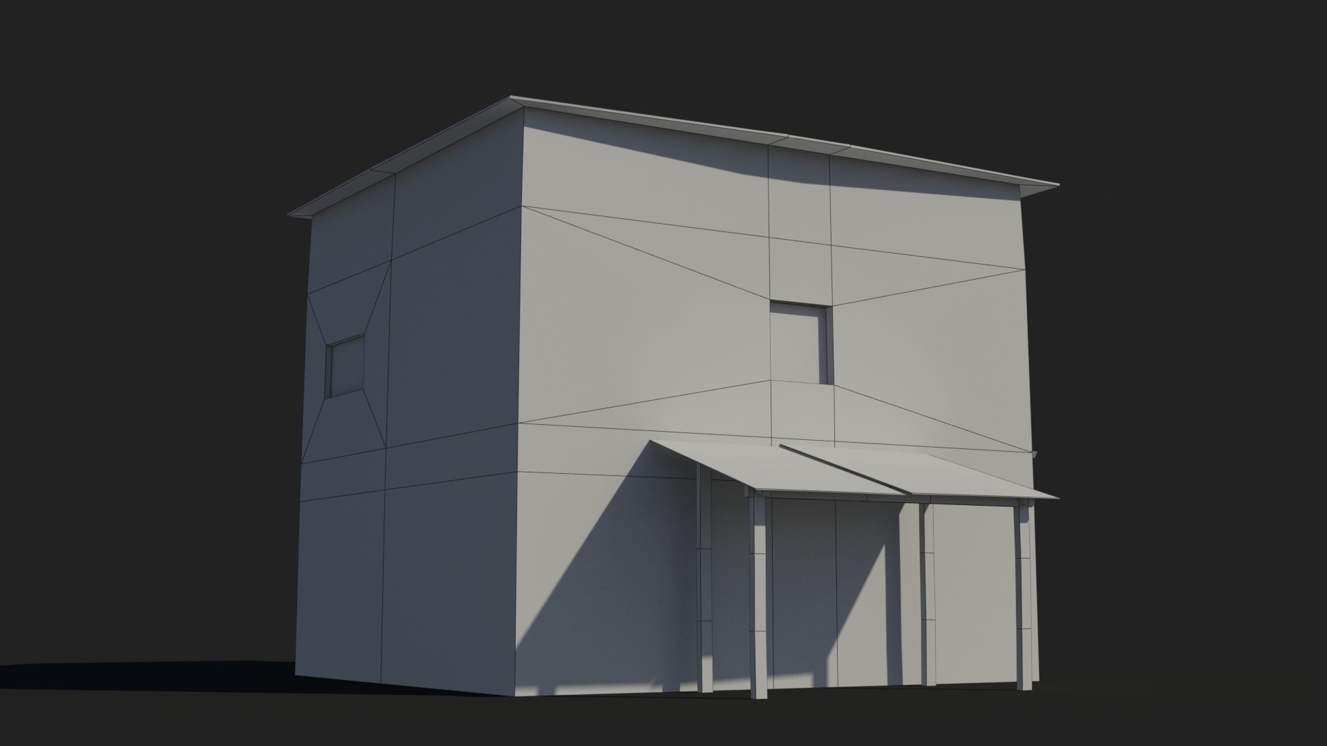 Slum x24 Low-poly 3D model_10