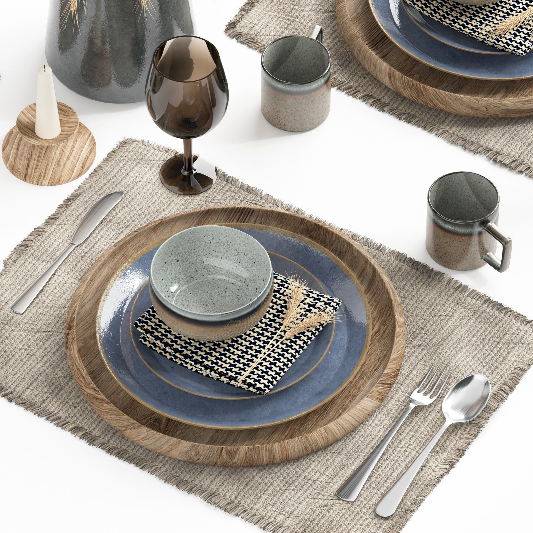 tableware set12 3D model_3