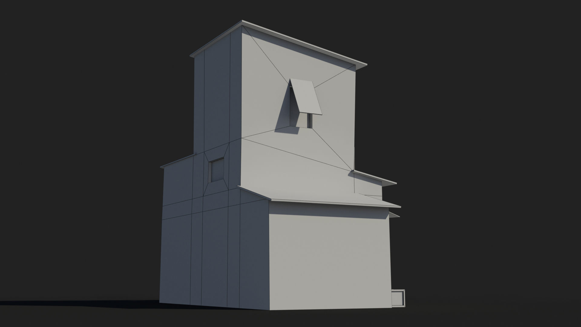 Slum x25 Low-poly 3D model_10
