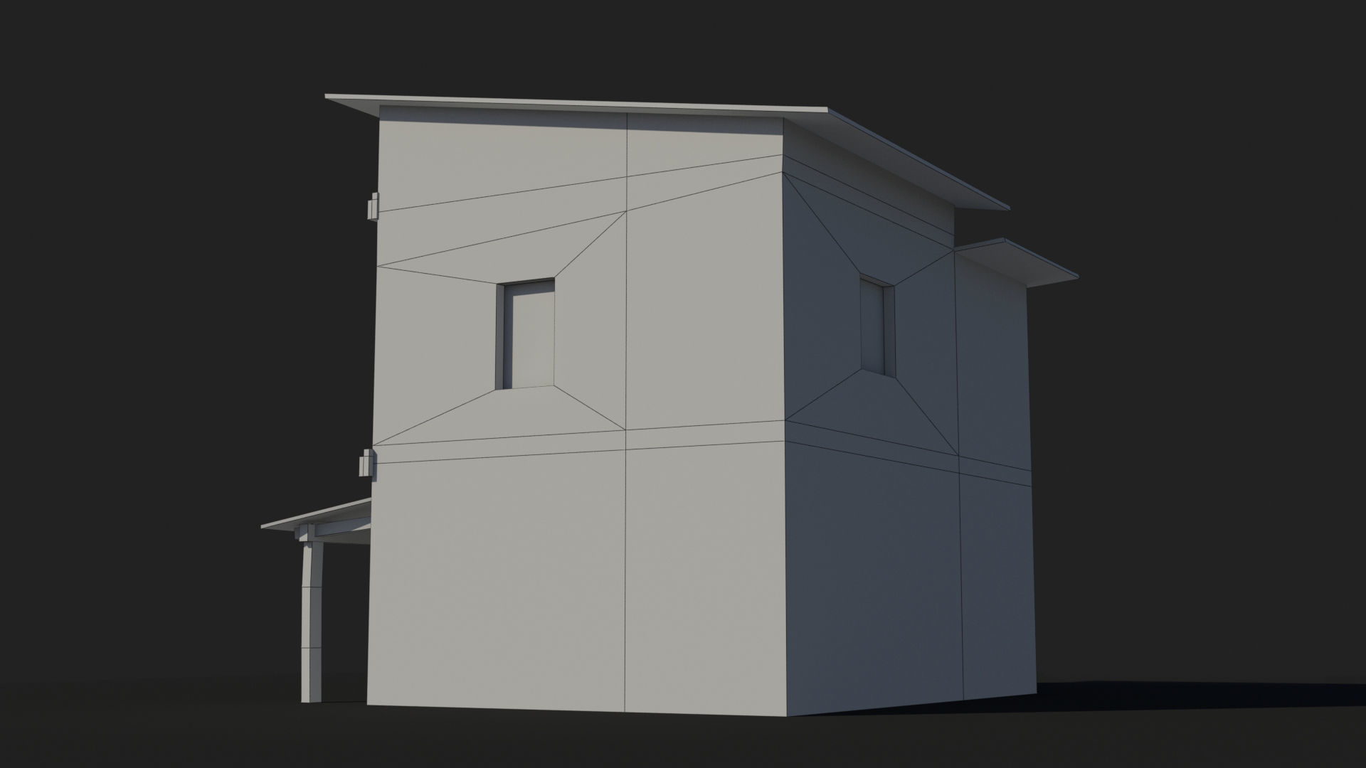 Slum x26 Low-poly 3D model_10